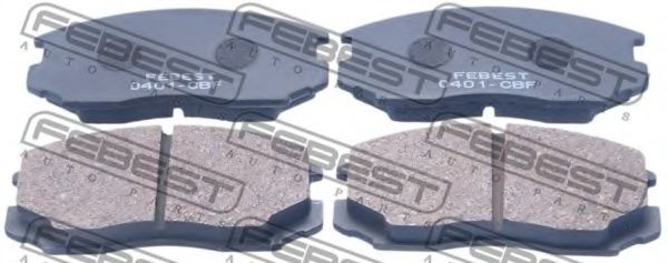 Тормозные колодки FEBEST 0401-CBF