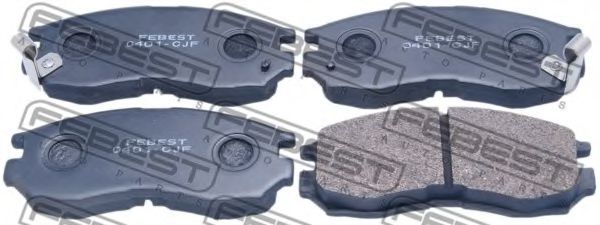 Тормозные колодки FEBEST 0401-CJF