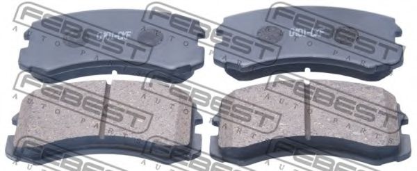 Тормозные колодки FEBEST 0401-CKF