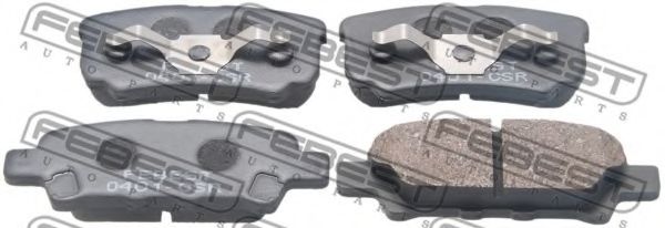 Тормозные колодки FEBEST 0401-CSR