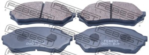 Тормозные колодки FEBEST 0501-BJF