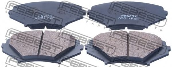 Тормозные колодки FEBEST 0501-FEF