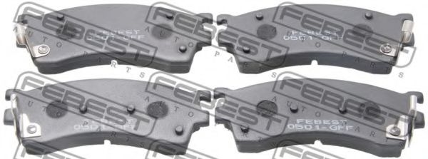 Тормозные колодки FEBEST 0501-GFF