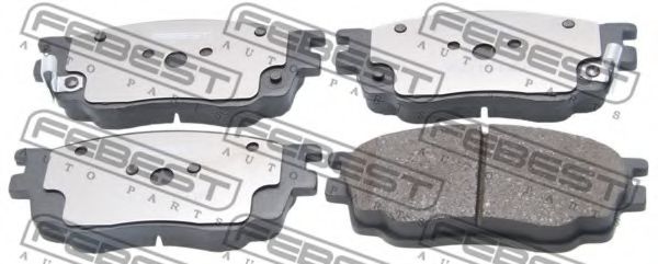 Тормозные колодки FEBEST 0501-GGF