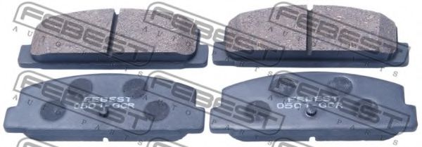 Тормозные колодки FEBEST 0501-GGR