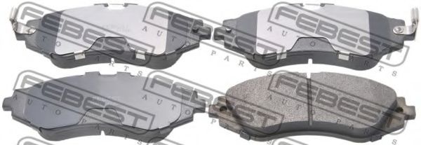 Тормозные колодки FEBEST 1001-J150F