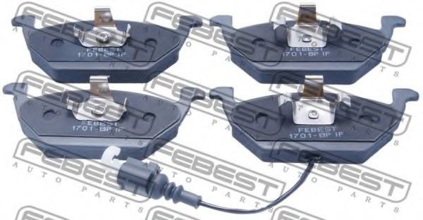 Тормозные колодки FEBEST 1701-8P1F