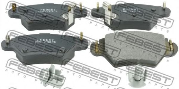 Тормозные колодки FEBEST 1801-CORCR