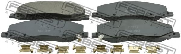 Тормозные колодки FEBEST 1801-INSF