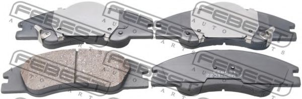 Тормозные колодки FEBEST 2201-CERIF