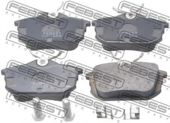 Тормозные колодки FEBEST 2701-S40R