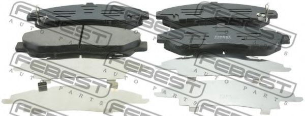 Тормозные колодки FEBEST 0301-YD2F