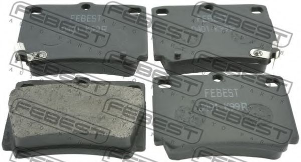 Тормозные колодки FEBEST 0401-K99R