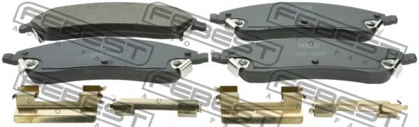 Тормозные колодки FEBEST 3201-SRXF