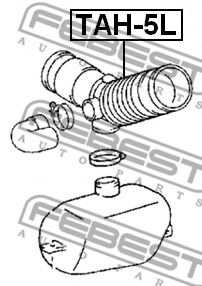 Трубопровод FEBEST TAH-5L - Фото 1
