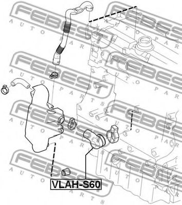 Трубопровод FEBEST VLAH-S60 - Фото 1