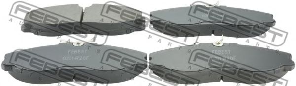 Тормозные колодки FEBEST 0201-R20F