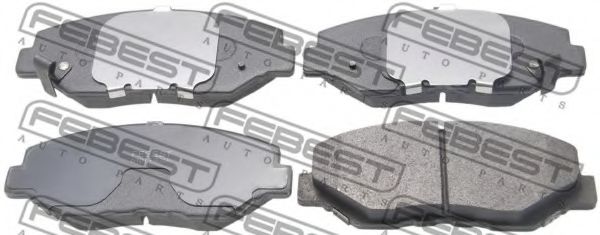 Тормозные колодки FEBEST 0301-RDF