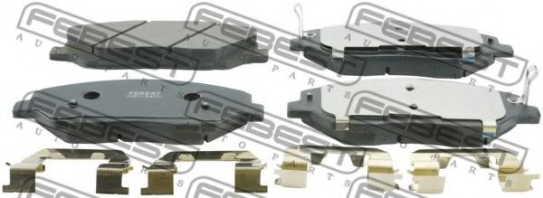 Тормозные колодки FEBEST 1201-SANF