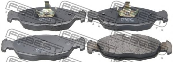Тормозные колодки FEBEST 1801-CORBF