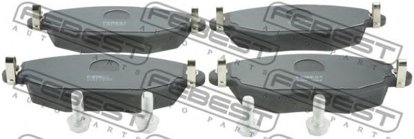 Тормозные колодки FEBEST 2101-GEF