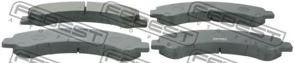 Тормозные колодки FEBEST 0201-W41F