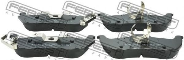 Тормозные колодки FEBEST 0201-JA60R