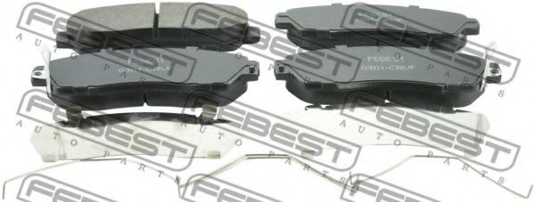 Тормозные колодки FEBEST 0301-CRVF