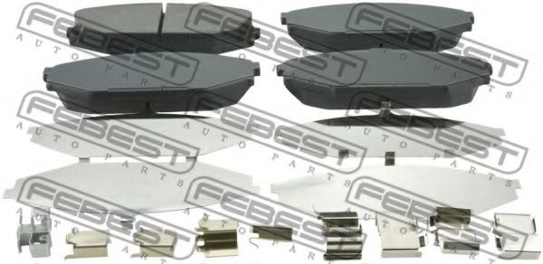 Тормозные колодки FEBEST 0301-YD1F