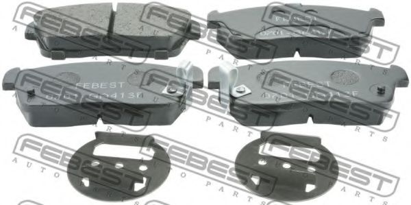 Гальмівні колодки FEBEST 0701-GA413F