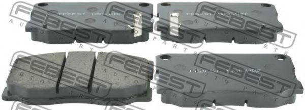Тормозные колодки FEBEST 1201-HDF