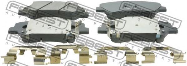 Тормозные колодки FEBEST 1201-SBF
