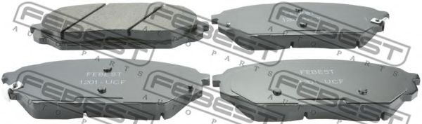 Тормозные колодки FEBEST 1201-VCF