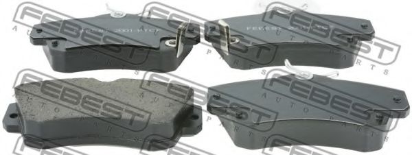 Тормозные колодки FEBEST 2001-PTCF
