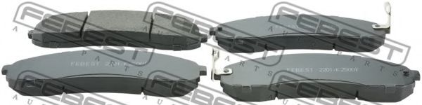 Тормозные колодки FEBEST 2201-K2500F