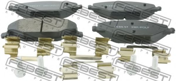 Тормозные колодки FEBEST 2301-POLF