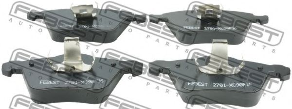 Тормозные колодки FEBEST 2701-XC90F16