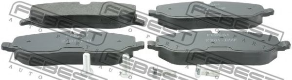Тормозные колодки FEBEST 2901-DIIIF