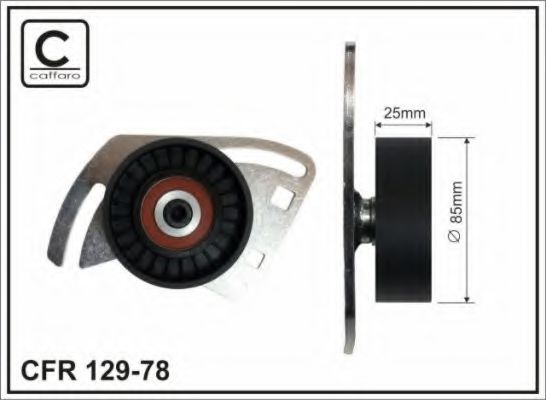 Натяжитель ремня CAFFARO 129-78