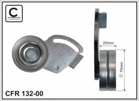 Натяжитель ремня CAFFARO 132-00