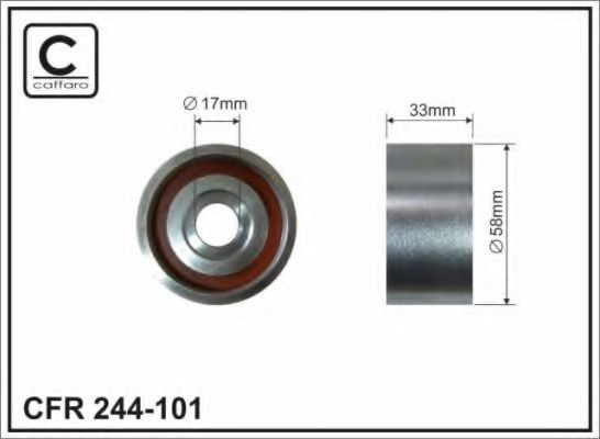 Натяжной ролик ремня ГРМ CAFFARO 244-101