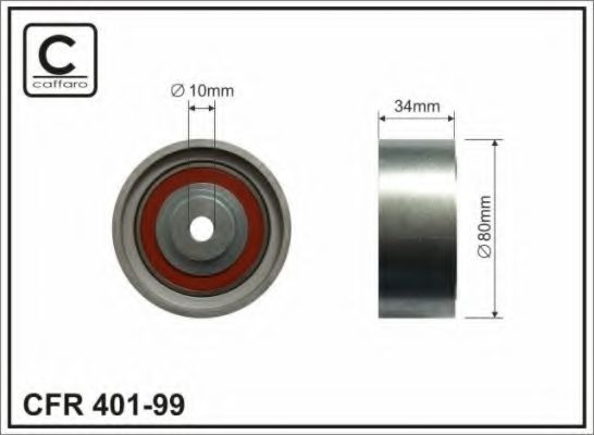 Направляющий / паразитный ролик ремня ГРМ CAFFARO 401-99