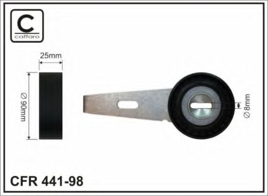 Натяжитель ремня CAFFARO 441-98