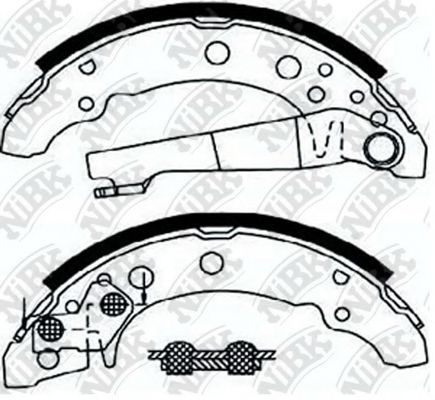 Тормозные колодки NiBK FN0505