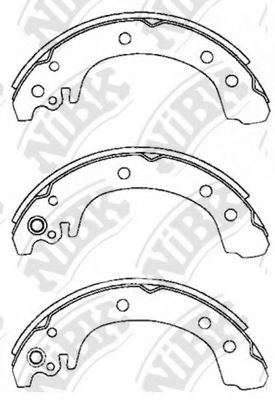 Тормозные колодки NiBK FN0627
