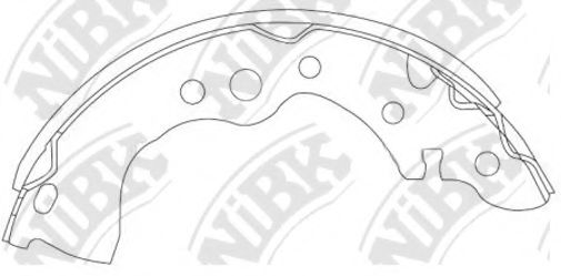 Тормозные колодки NiBK FN0636