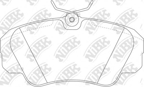 Тормозные колодки NiBK PN0022