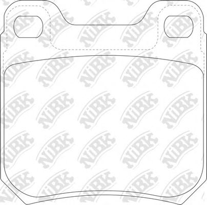 Тормозные колодки NiBK PN0024