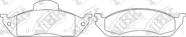Тормозные колодки NiBK PN0116