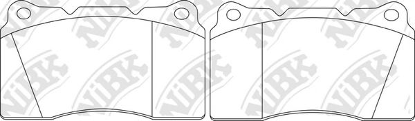Тормозные колодки NiBK PN0150